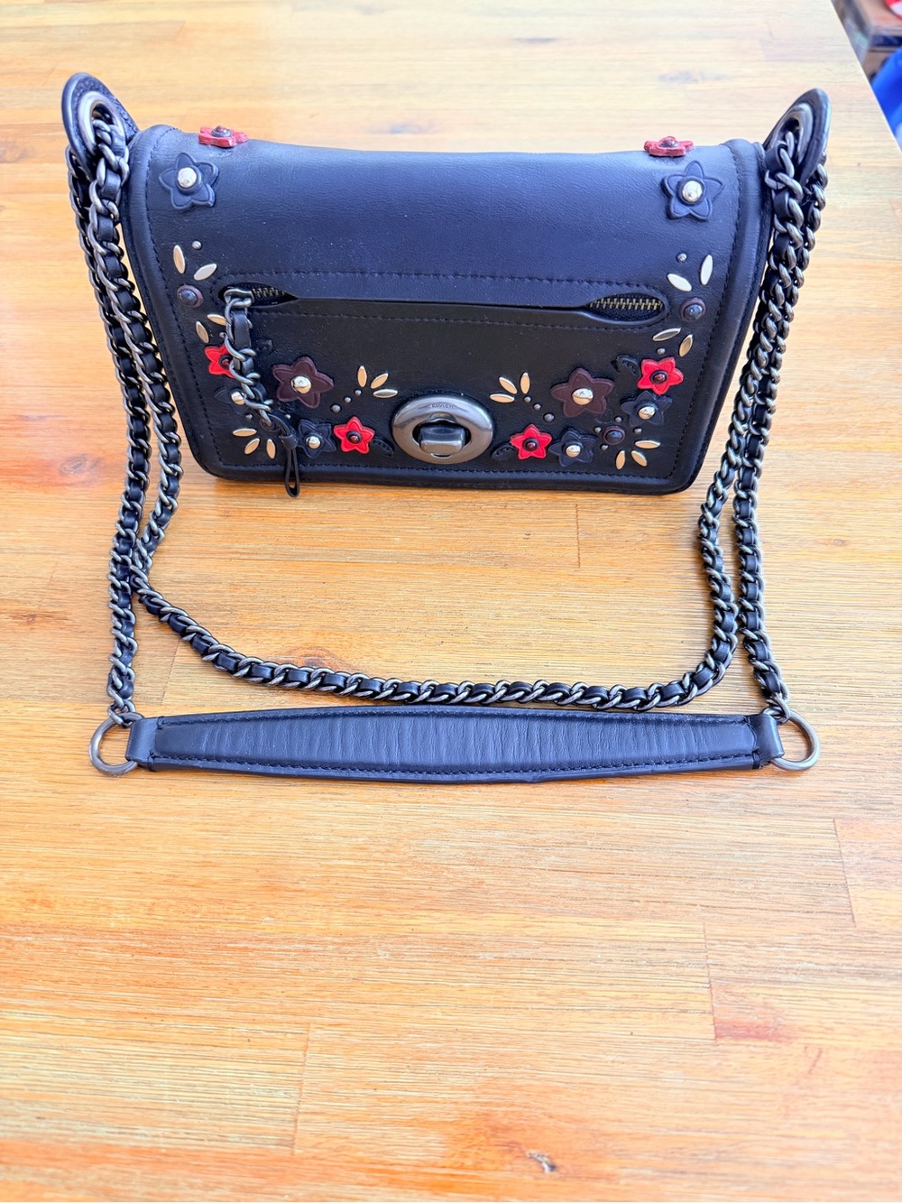 Vintage Coach Lex Small Flap Crossbody